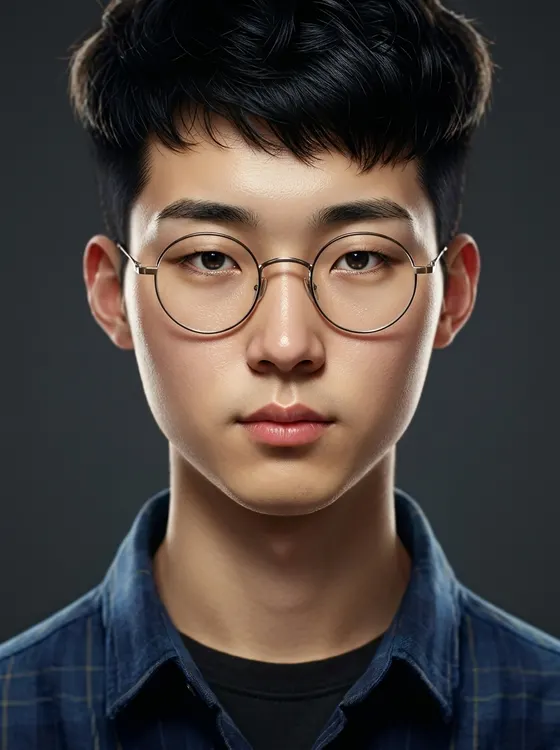 가상모델 #1408 얼굴 원본 5