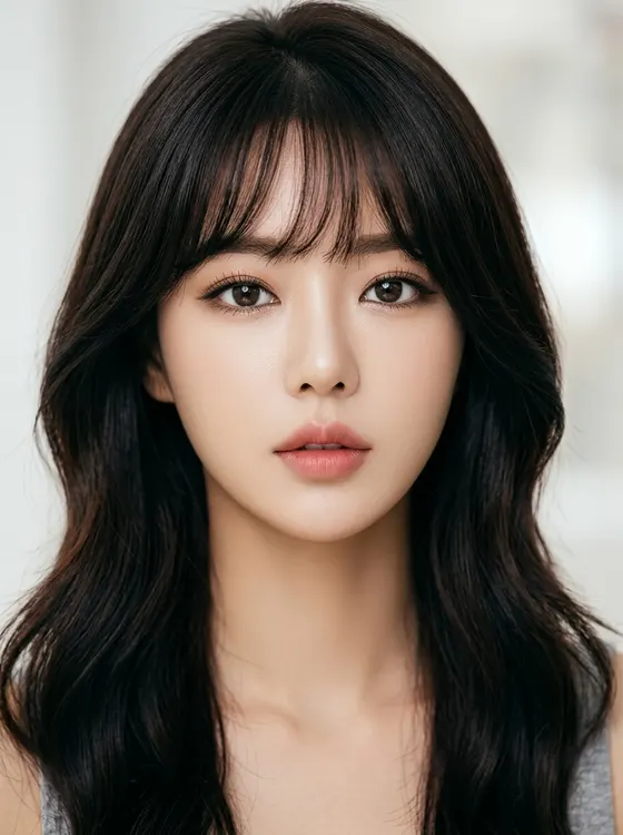 가상모델 #1463 얼굴 원본 1