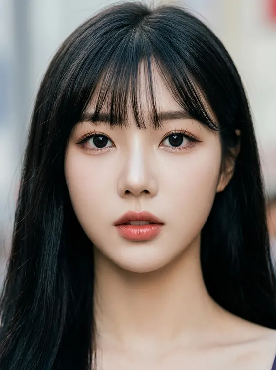 가상모델 #1463 얼굴 원본 9