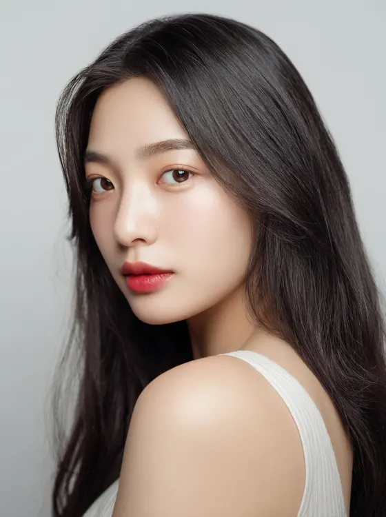 가상모델 #1305 얼굴 원본 16