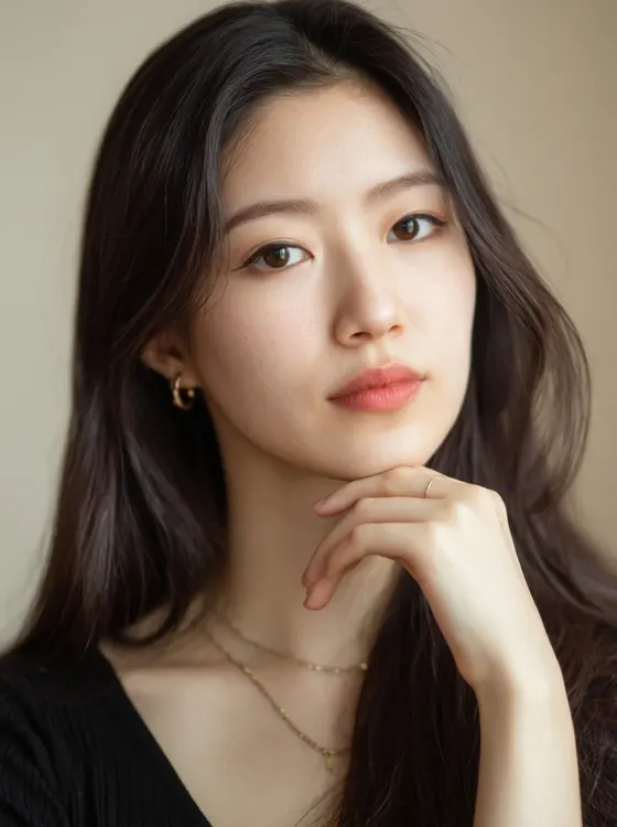 가상모델 #1305 얼굴 원본 24
