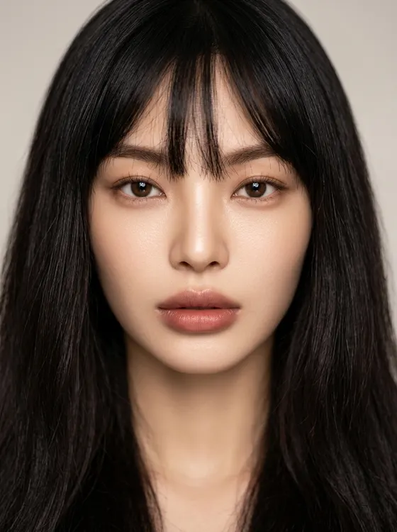 가상모델 #1297 얼굴 원본 1