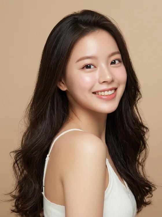 가상모델 #1297 얼굴 원본 17