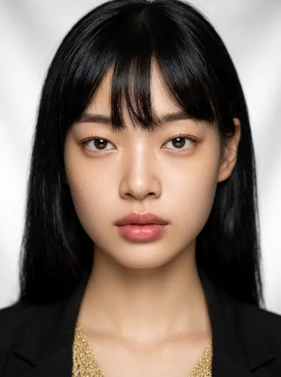 가상모델 #1297 얼굴 원본 23