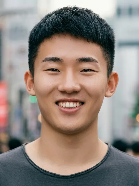 가상모델 #1436 얼굴 원본 6