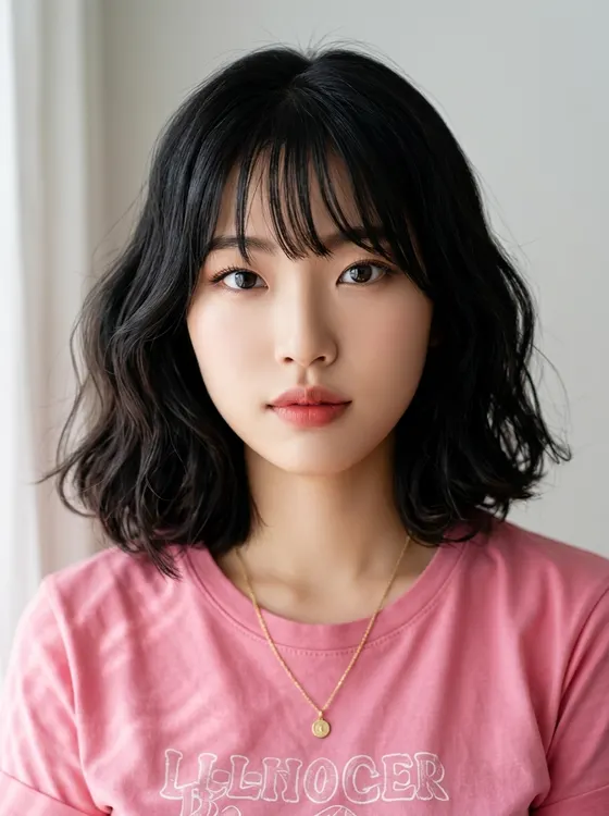 가상모델 #1487 얼굴 원본 1