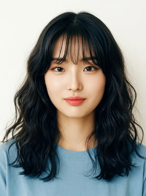 가상모델 #1487 얼굴 원본 7