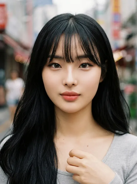 가상모델 #1487 얼굴 원본 10
