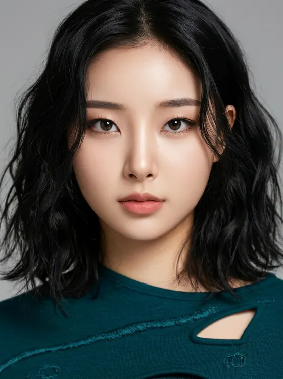 가상모델 #1487 얼굴 원본 15