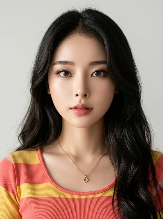가상모델 #1487 얼굴 원본 17