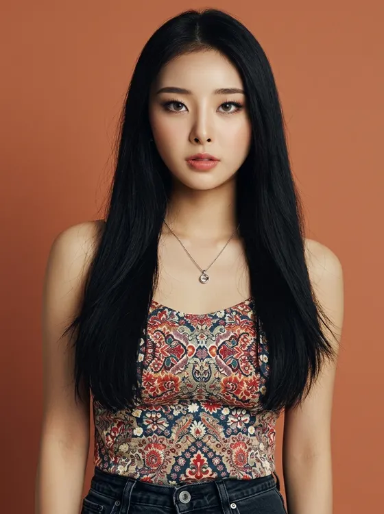가상모델 #1487 얼굴 원본 19