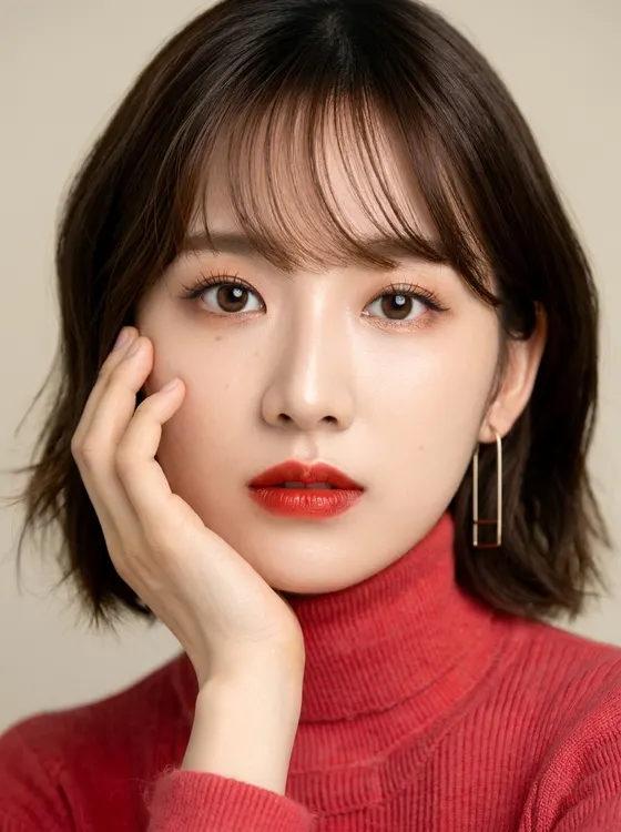 가상모델 #1314 얼굴 원본 16