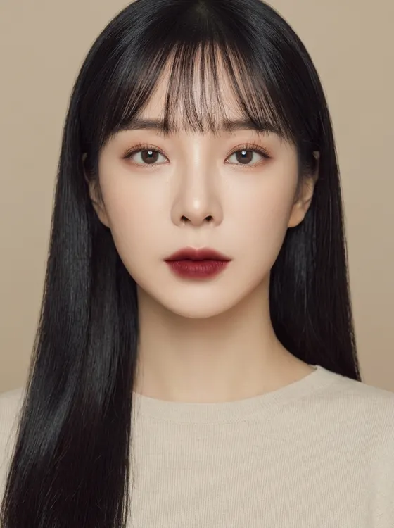 가상모델 #1290 얼굴 원본 9
