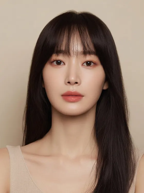 가상모델 #1290 얼굴 원본 19