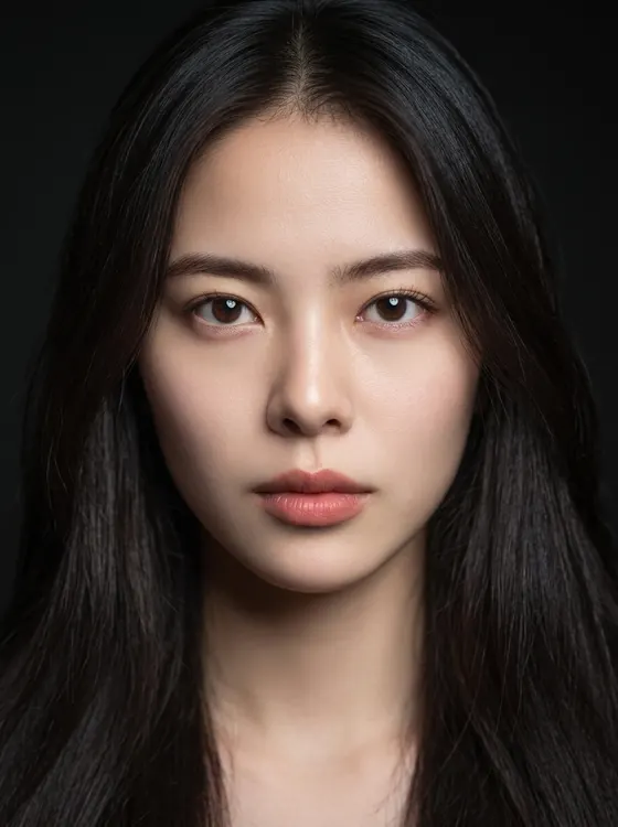 가상모델 #1290 얼굴 원본 23