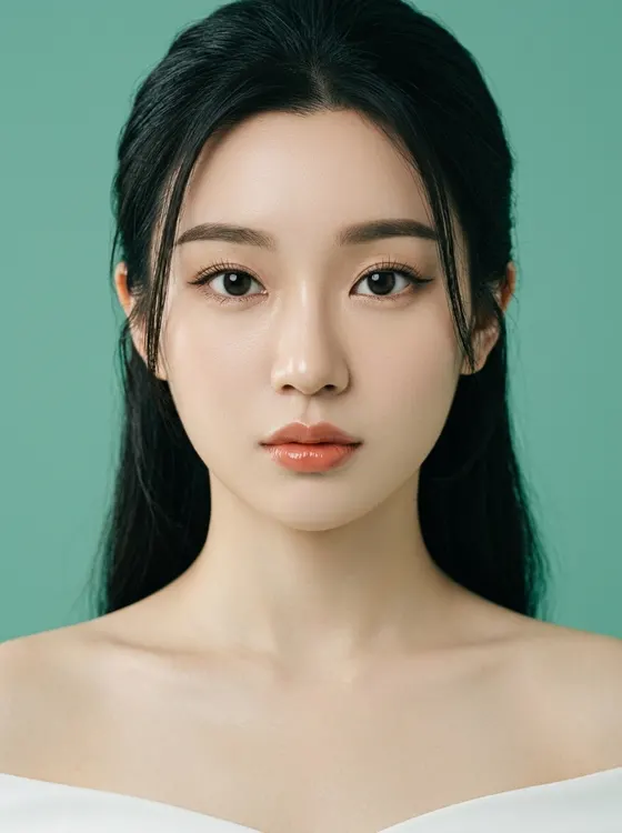 가상모델 #1214 얼굴 원본 7