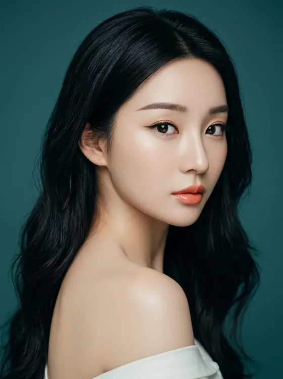 가상모델 #1214 얼굴 원본 9