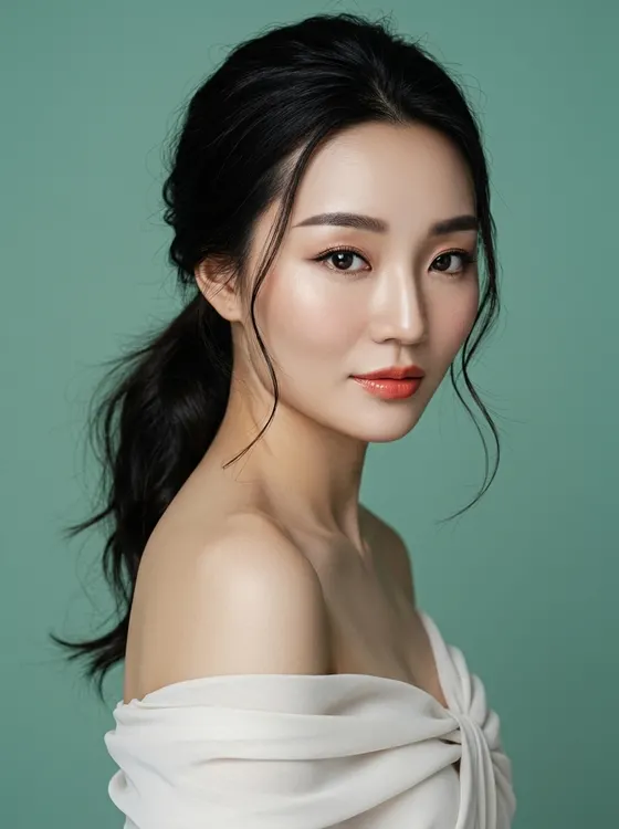 가상모델 #1214 얼굴 원본 16