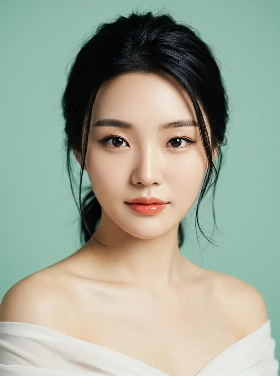 가상모델 #1214 얼굴 원본 21