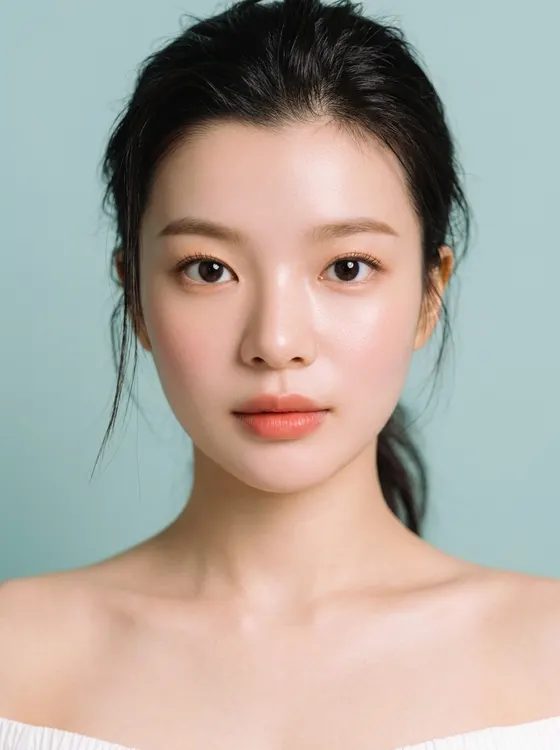 가상모델 #1284 얼굴 원본 17