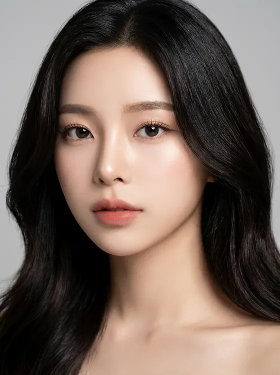 가상모델 #1677 얼굴 원본 3