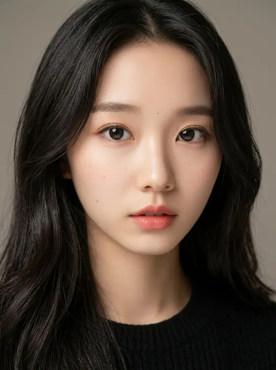 가상모델 #1317 얼굴 원본 7