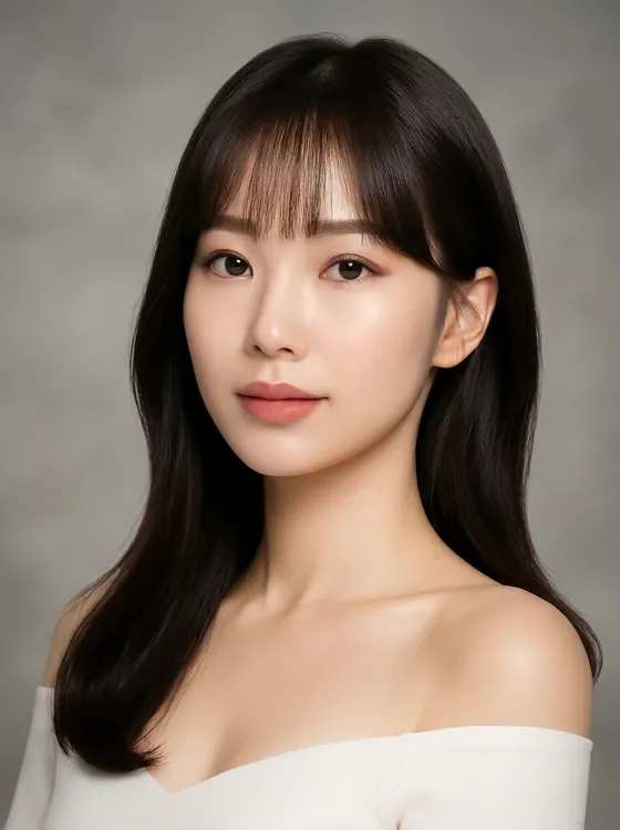 가상모델 #1317 얼굴 원본 11