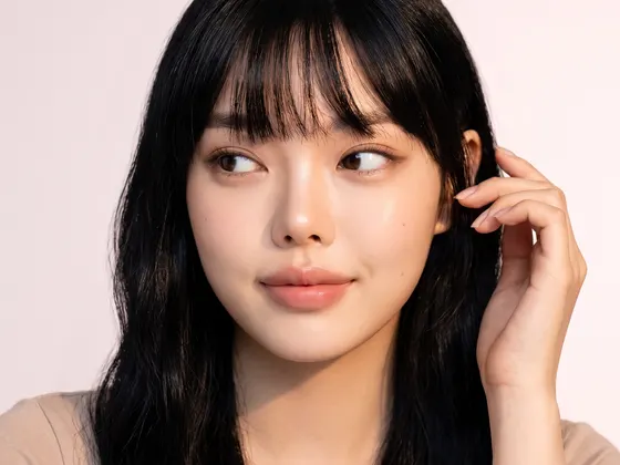 가상모델 #1334 얼굴 중심컷 3