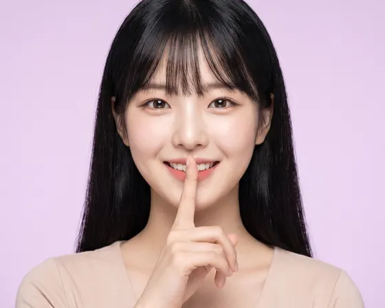 가상모델 #1380 얼굴 중심컷 4